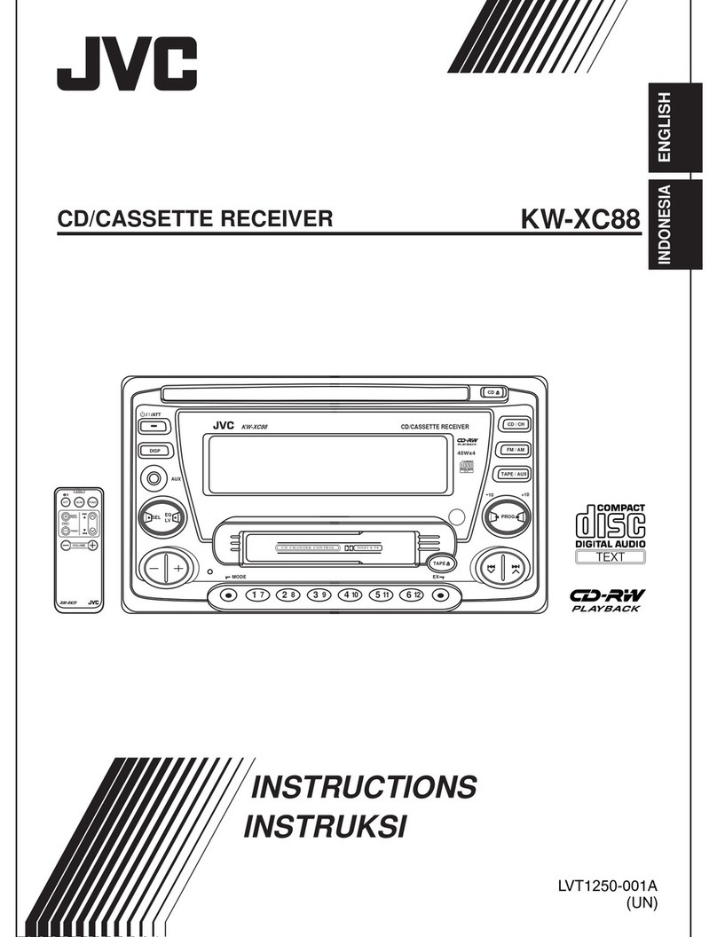JVC KW-XC88AU User manual