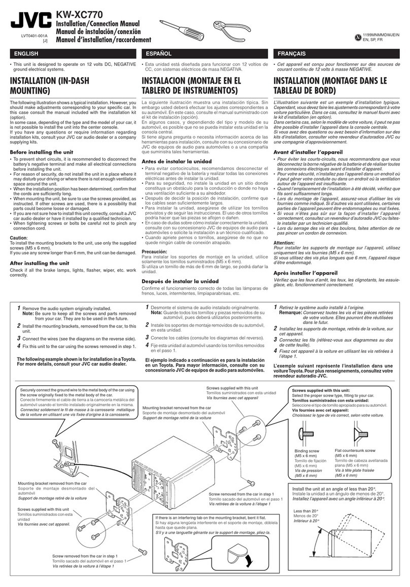 JVC KW-XC770J Guide