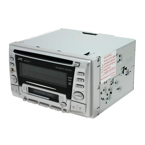 JVC KW-XC777 - Radio / CD User manual