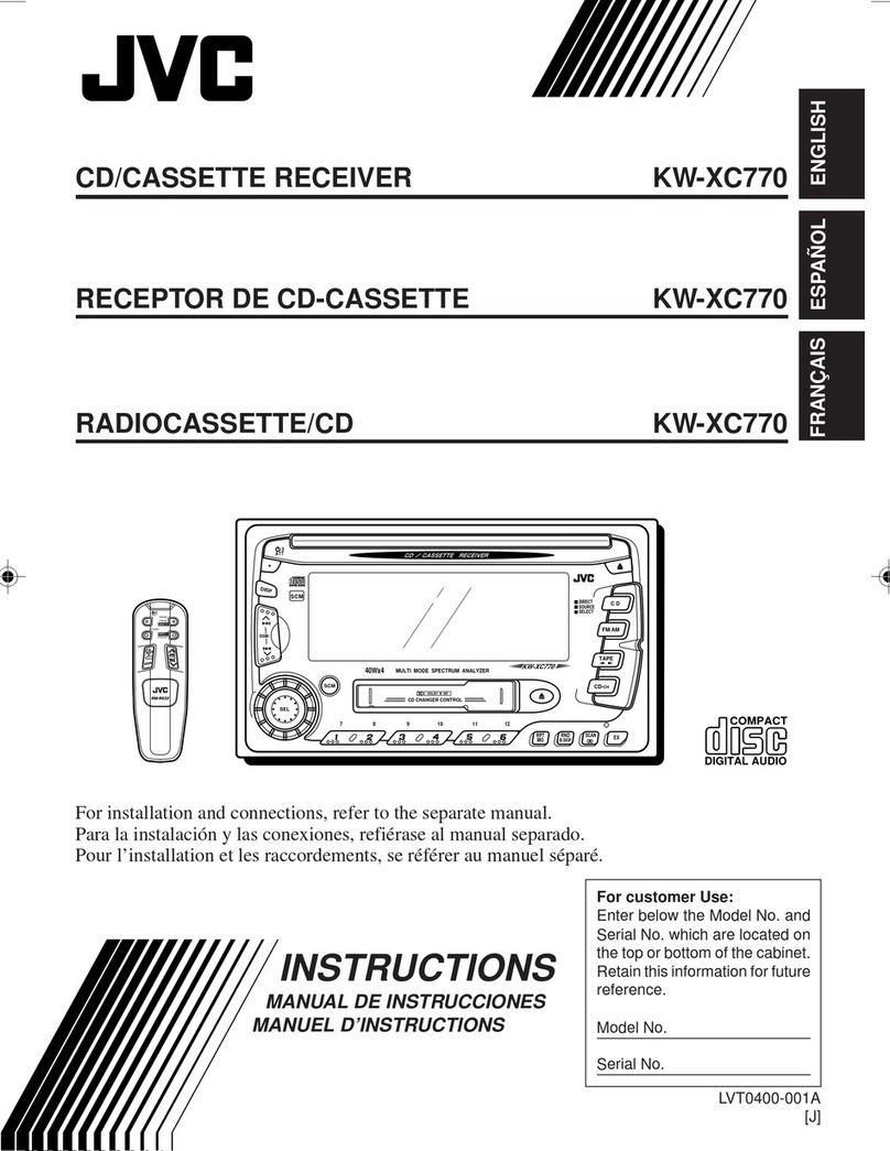 JVC KW-XC770J User manual