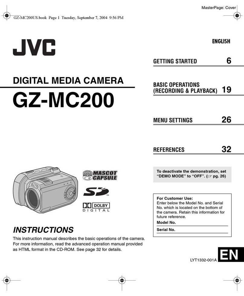 JVC Everio GZ-MC200EK User manual