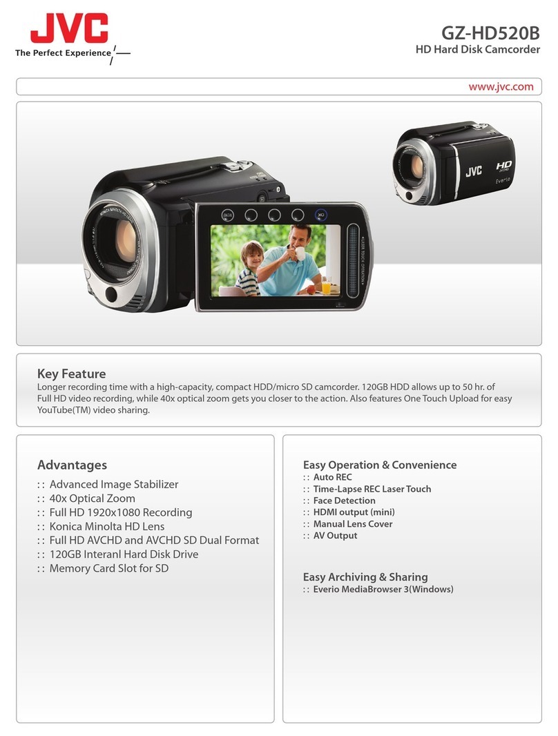 JVC Everio GZ-HD520 User manual