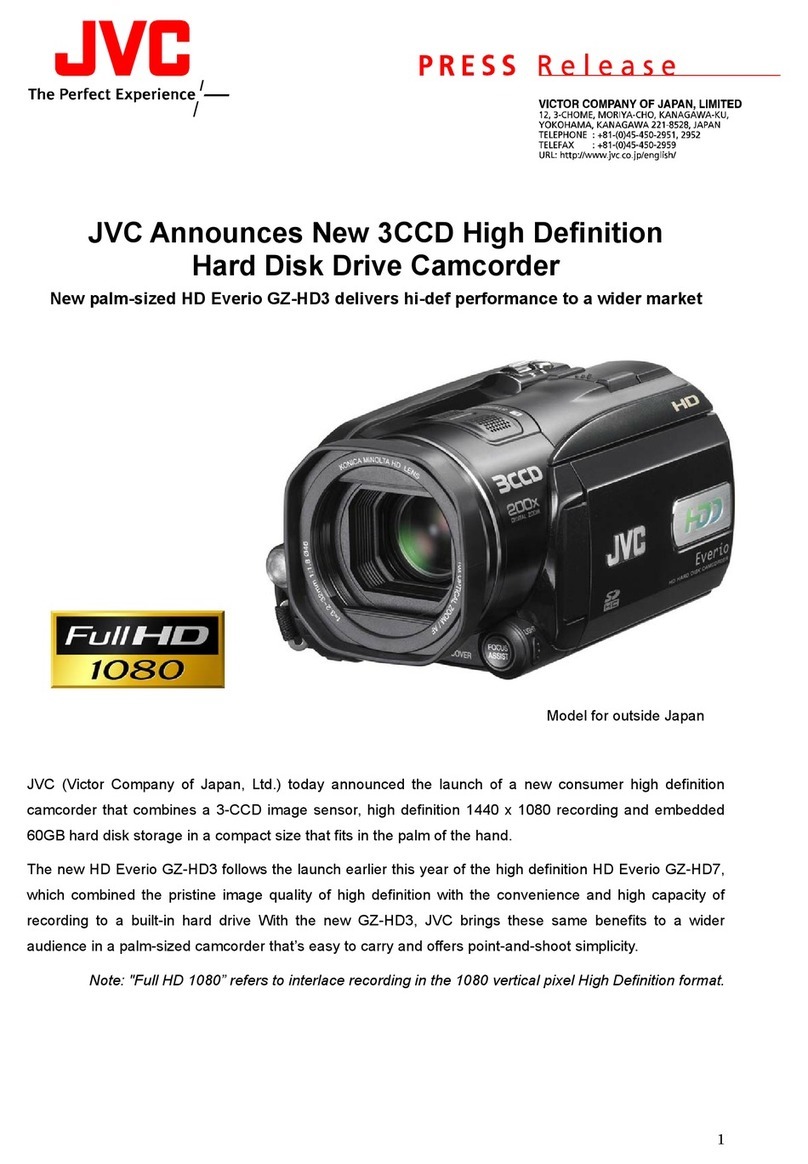 JVC GZ HD5 - Everio Camcorder - 1080i Instruction Manual JVC GZ HD5 - Everio Camcorder - 1080i Instruction Manual