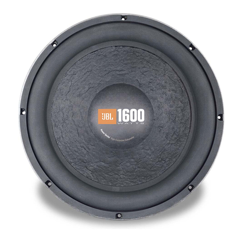 JBL P1220 Instruction manual