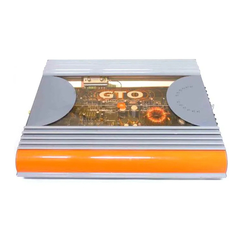 JBL GTO4000 owner's manual