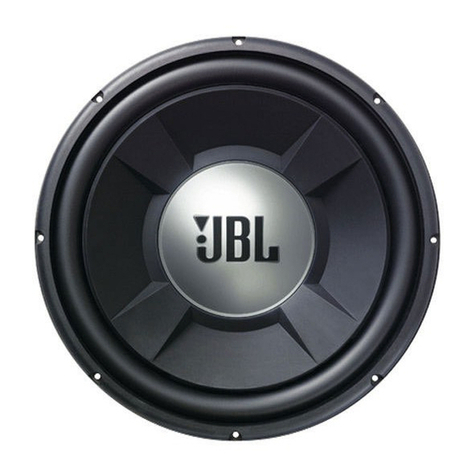 JBL GTO1502D Technical data