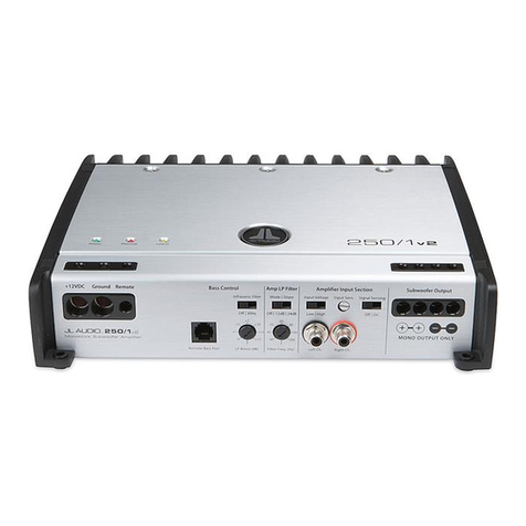 JL Audio Slash v2 250/1V2 owner's manual
