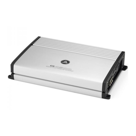 JL Audio G4500 owner's manual