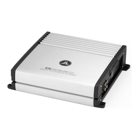 JL Audio G2250 owner's manual