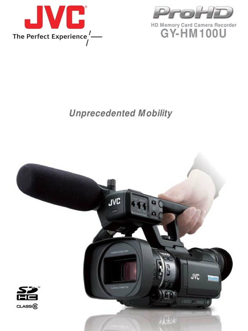 JVC GY-HM100U - Camcorder - 1080p User manual JVC GY-HM100U - Camcorder - 1080p User manual