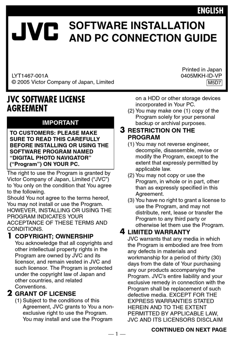 JVC GR-X5US Quick start guide