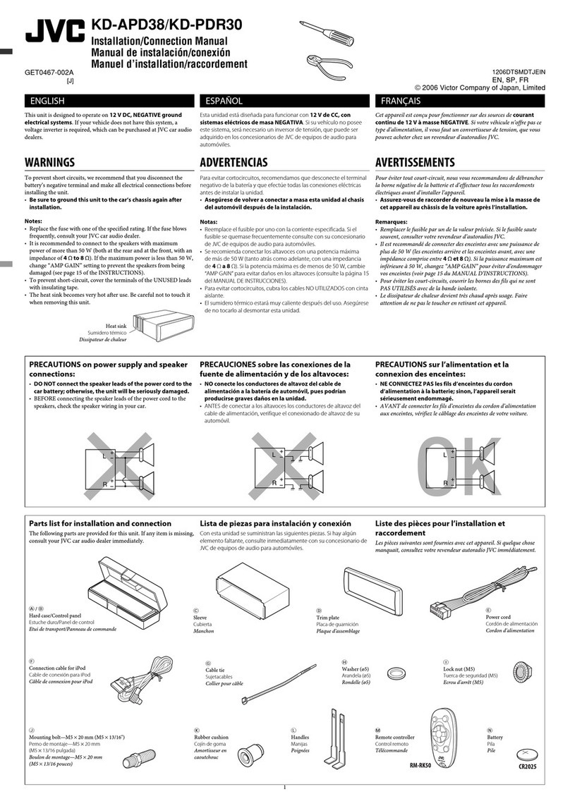 JVC KD-APD38 Guide