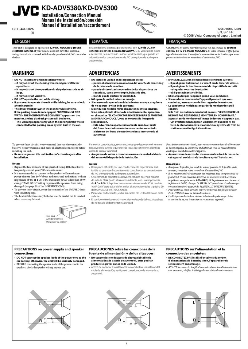 JVC KD-ADV5380 Guide