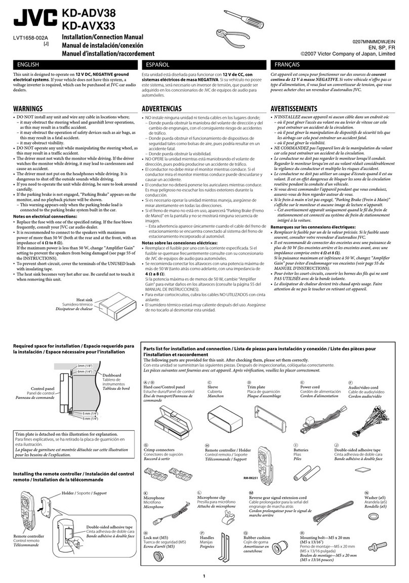 JVC KD-ADV38J Guide