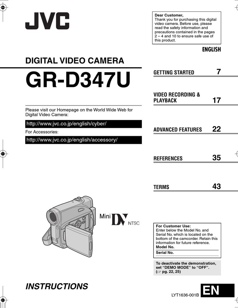 JVC GR-D347US User manual