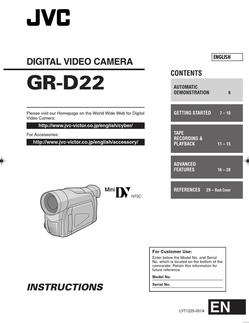 JVC GR-D22US User manual