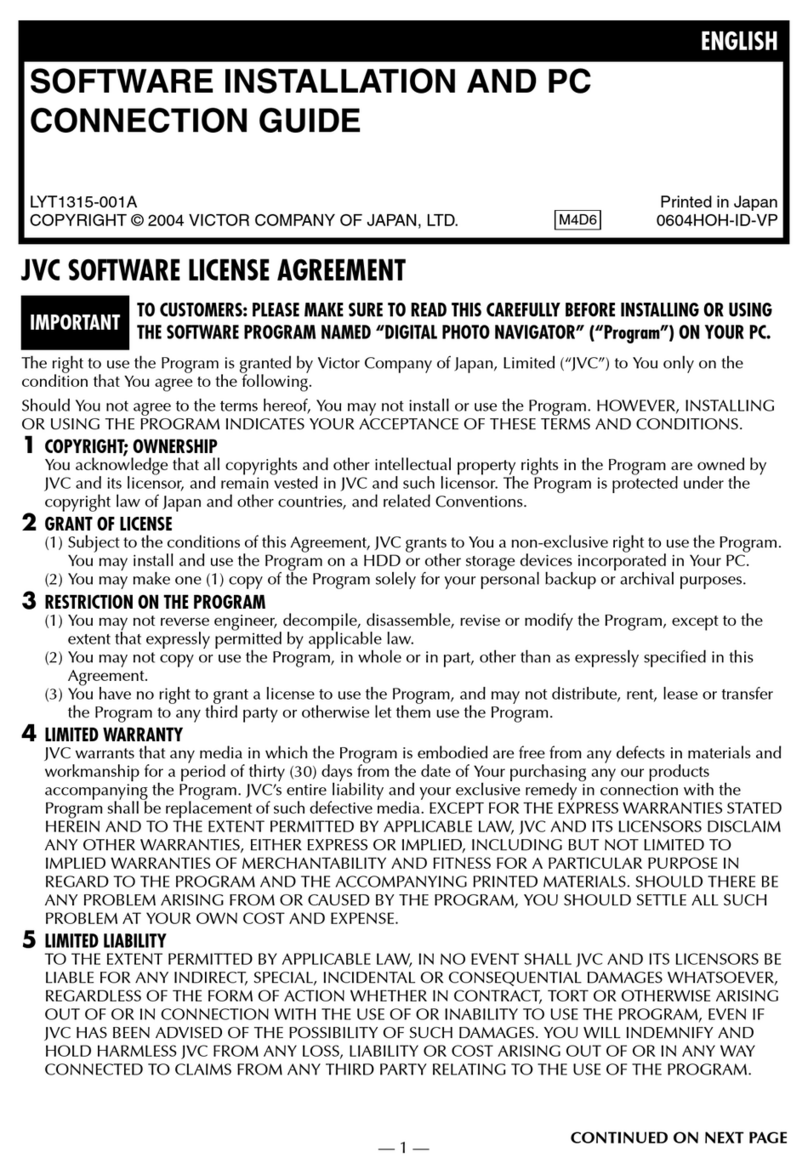 JVC GR-DZ7US - Camcorder - 2.12 MP Instruction Manual