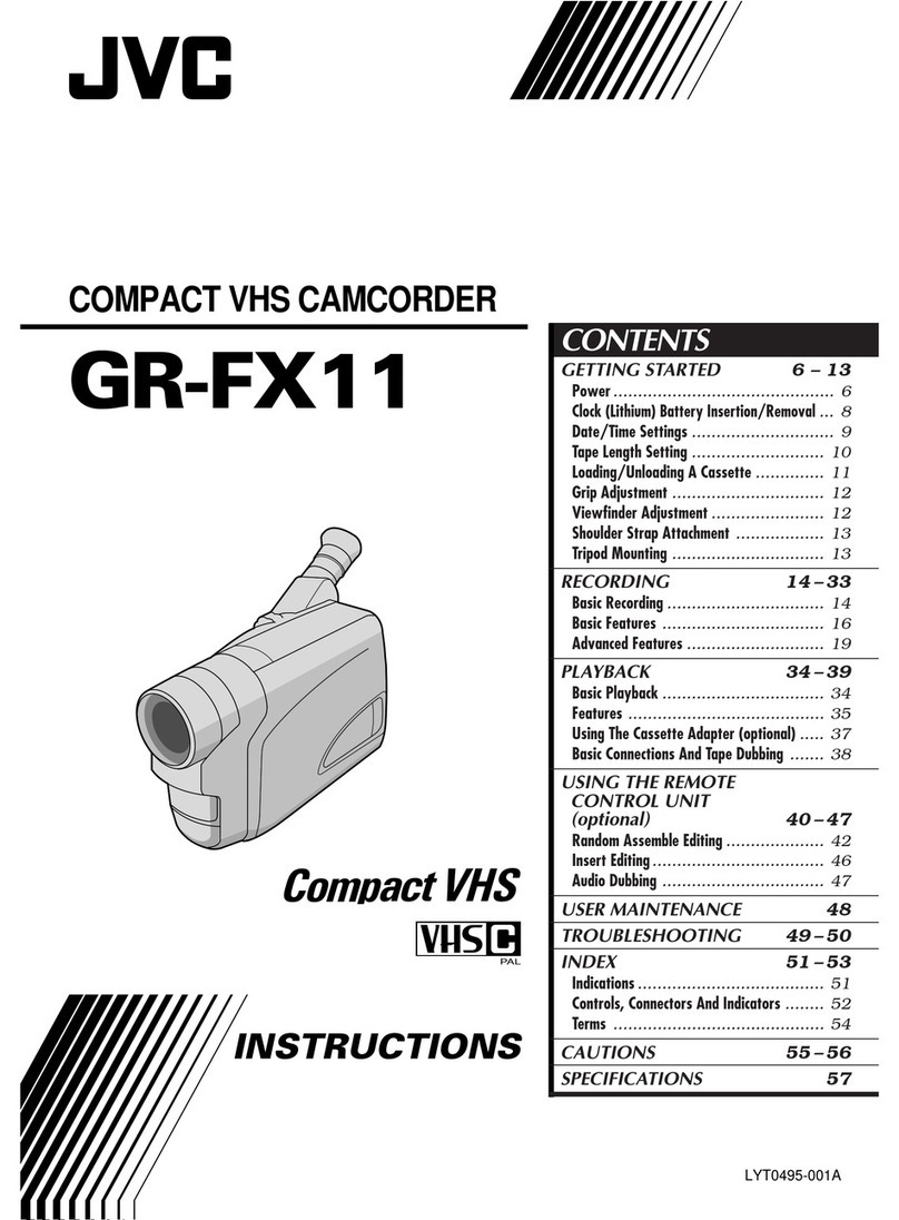 JVC GR-FX11EG User manual JVC GR-FX11EG User manual