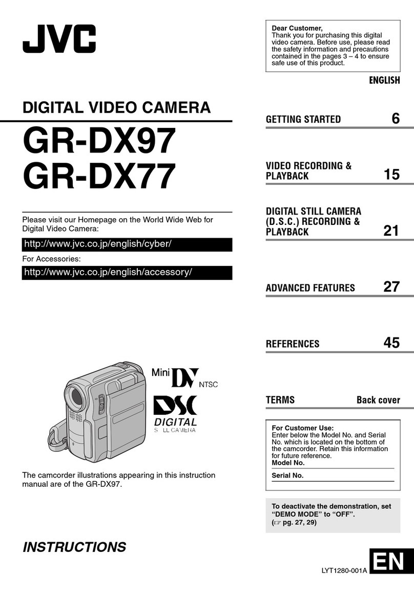 JVC GR-DX77US User manual