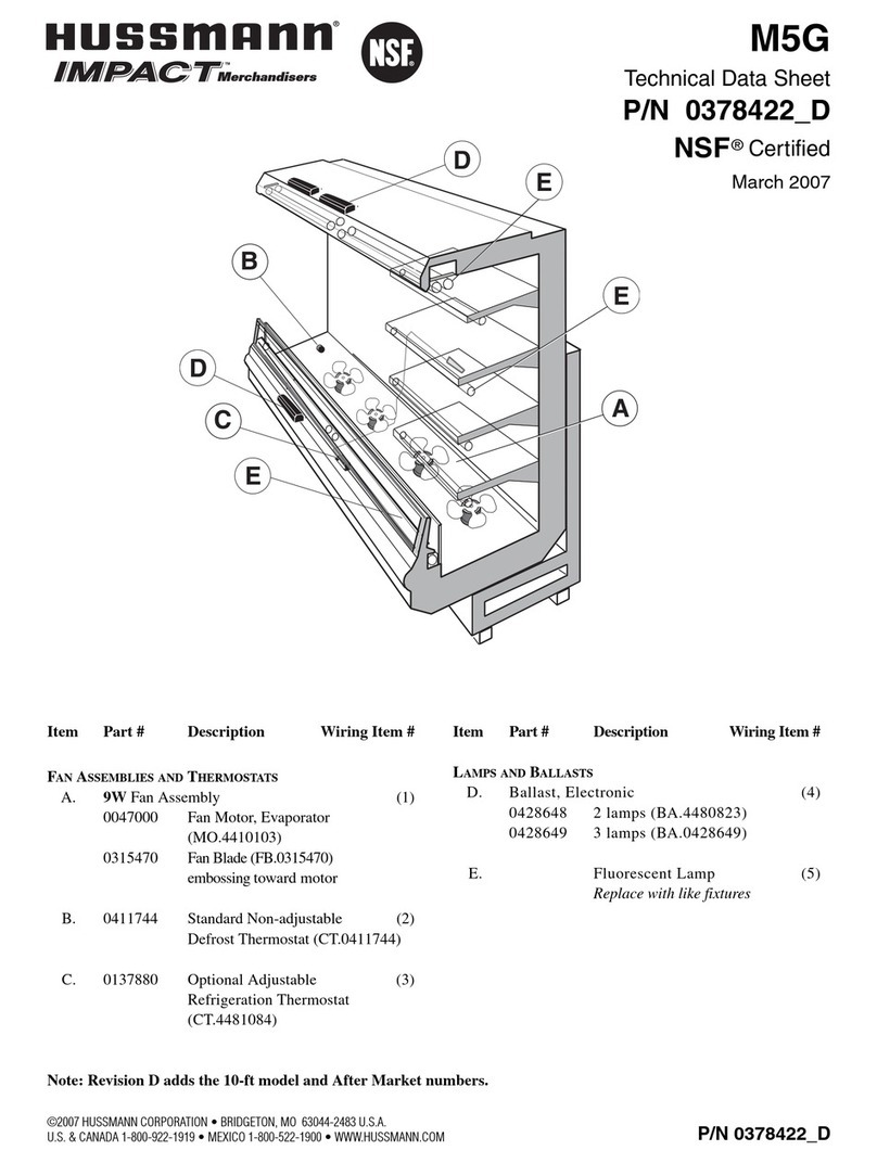 Hussmann IMPACT M5G Instruction Manual Hussmann IMPACT M5G Instruction Manual