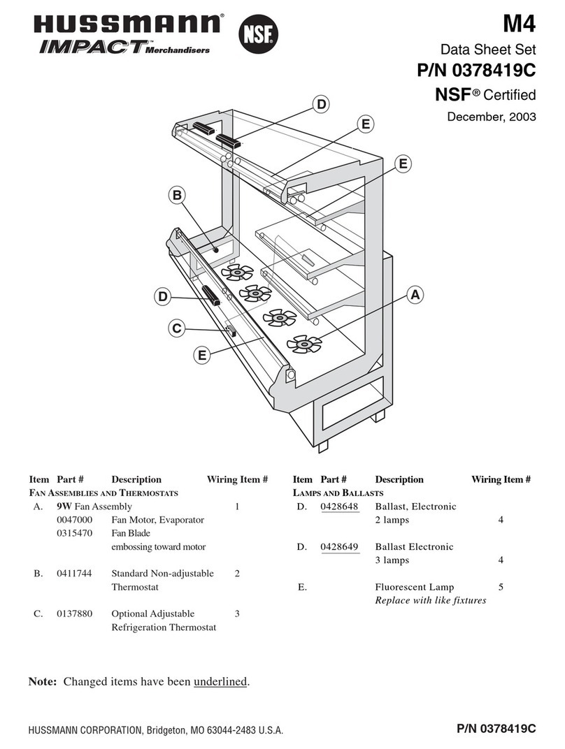 Hussmann IMPACT M4 User manual