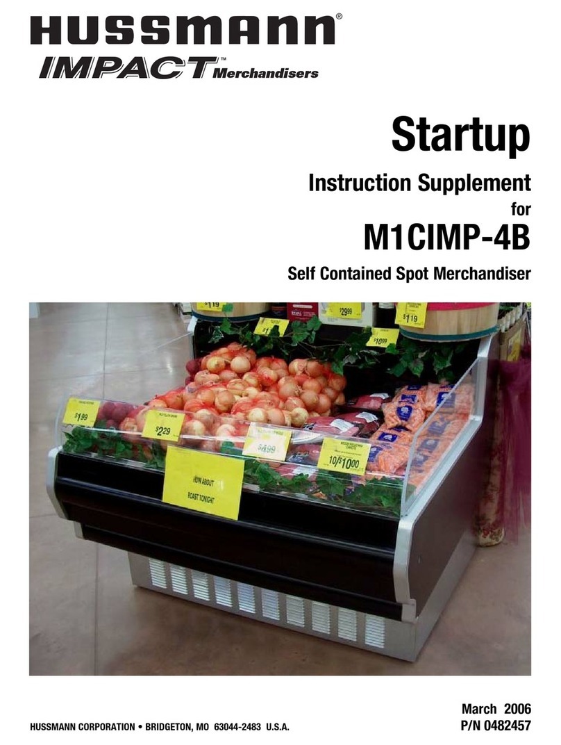 Hussmann IMPACT M1CIMP-4B User guide