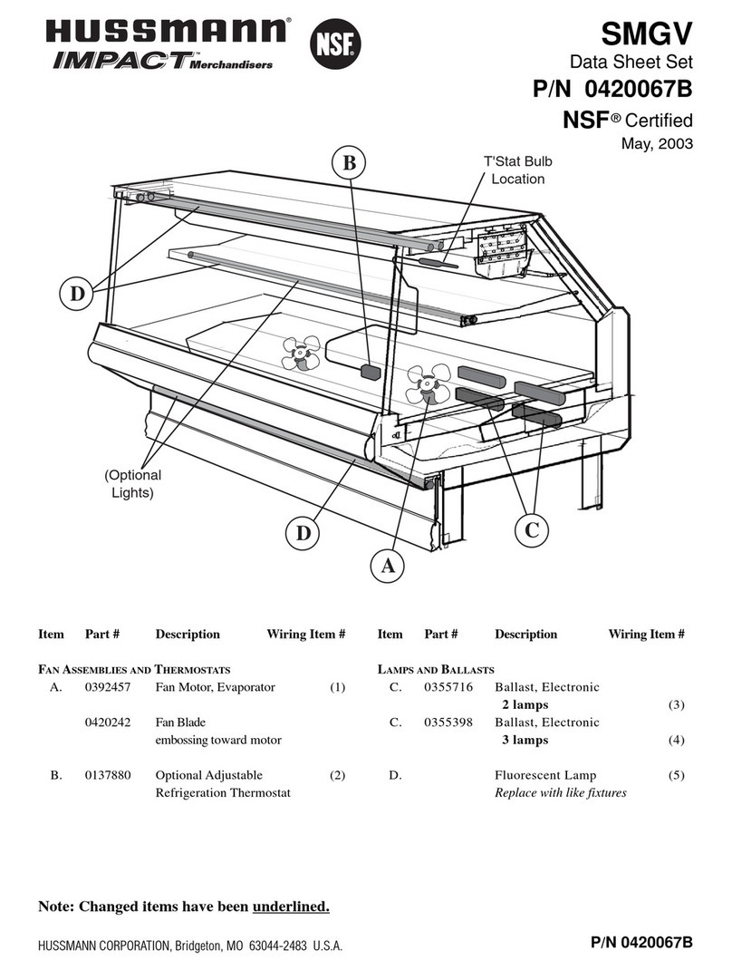 Hussmann SMGV datasheet