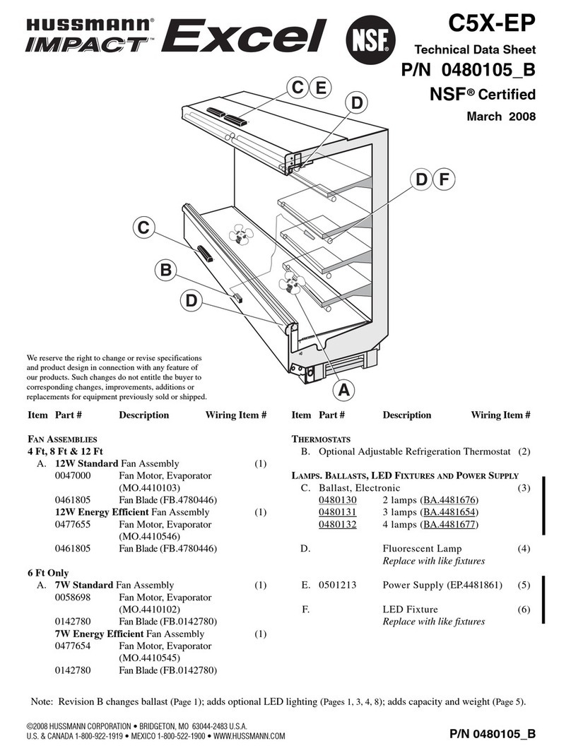 Hussmann C5X-EP Instruction Manual Hussmann C5X-EP Instruction Manual