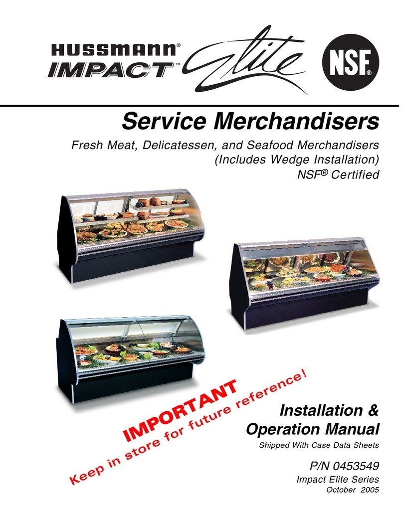 Hussmann IMPACT Elite ES1 User manual Hussmann IMPACT Elite ES1 User manual