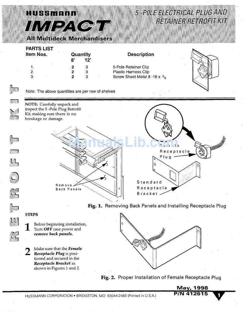 Hussmann DDS User manual