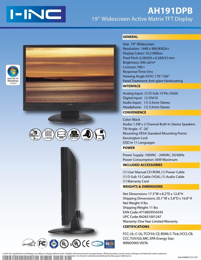 I-Inc AH-191D Specifications