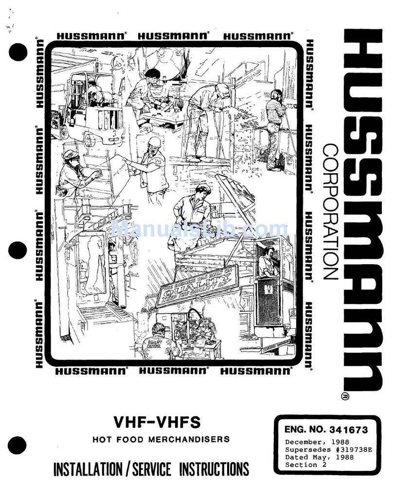 Hussmann VHF User manual Hussmann VHF User manual