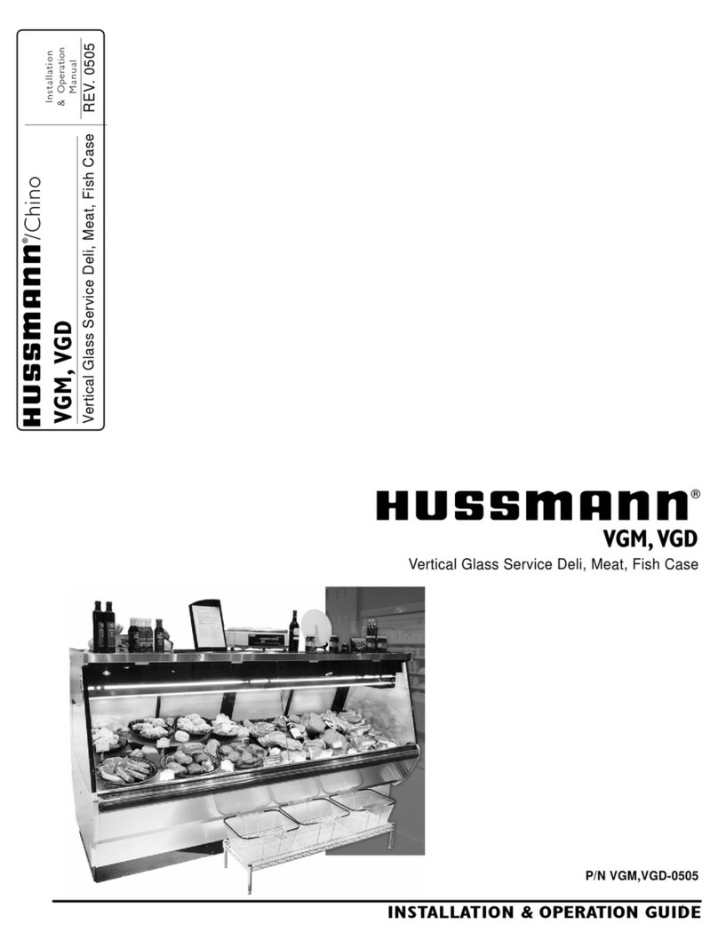 Hussmann VGD Operating instructions