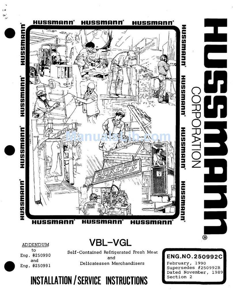 Hussmann VBL User manual