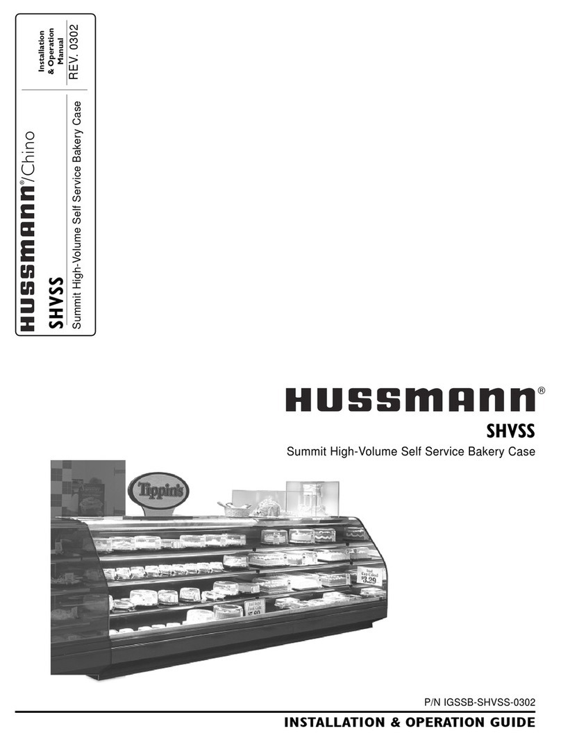 Hussmann SHVSS-C Installation and operation guide