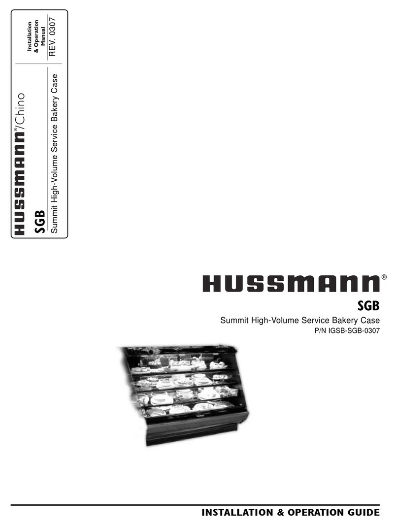 Hussmann SGB Operating instructions