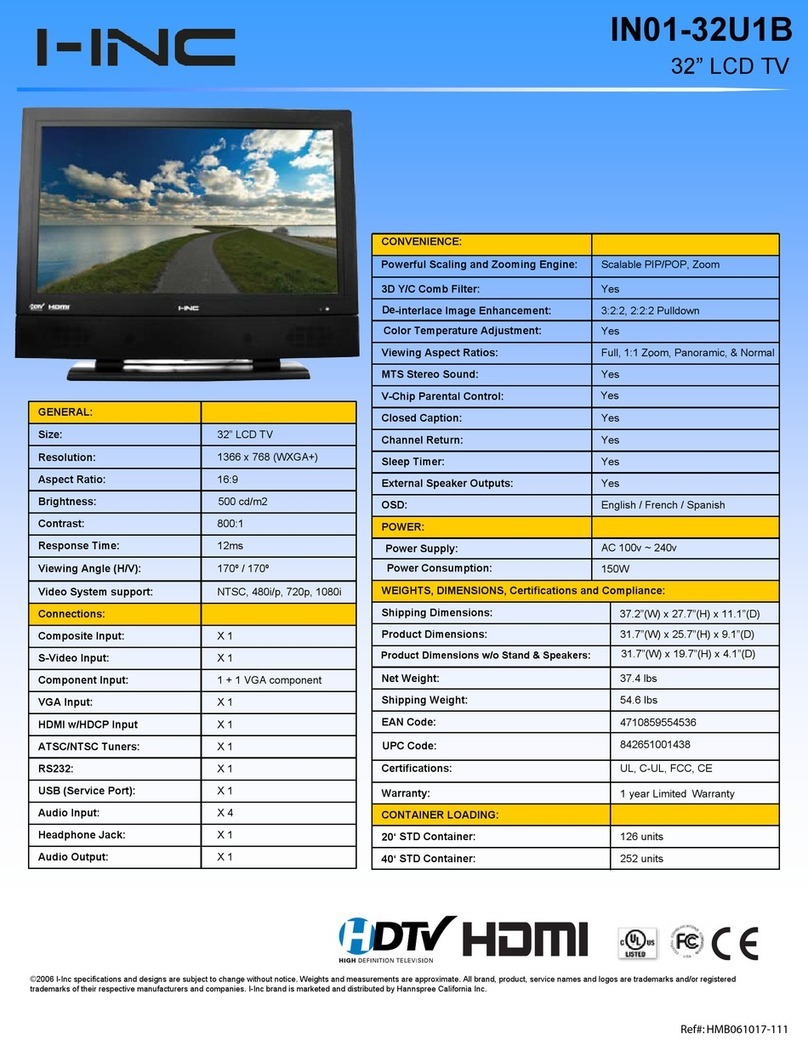 I-Inc IN01-32U1B User manual