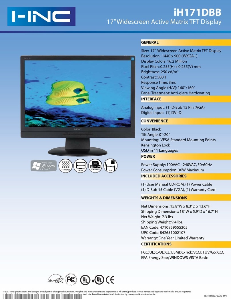 I-Inc iH171D User manual