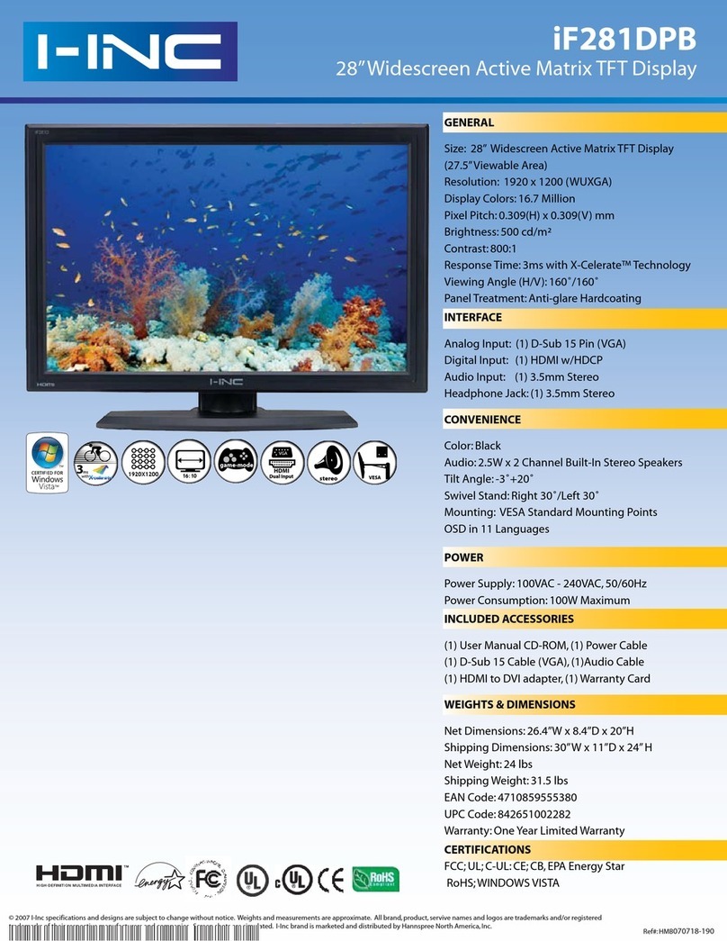 I-Inc iF281DPB User manual I-Inc iF281DPB User manual