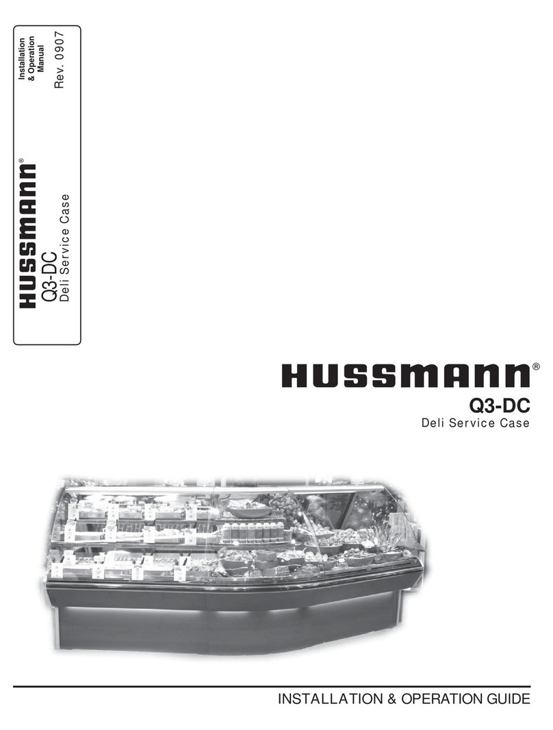Hussmann Q3-DC Operating instructions