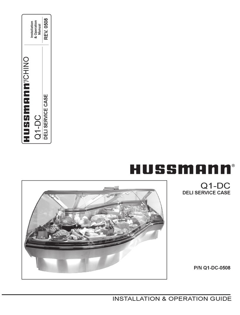 Hussmann Q1-DC Wedge Operating instructions Hussmann Q1-DC Wedge Operating instructions