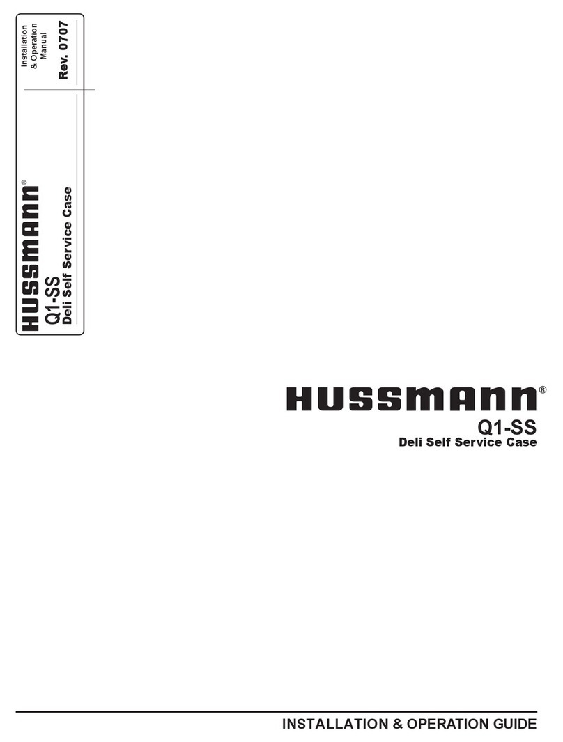 Hussmann Q1-SS Operating instructions