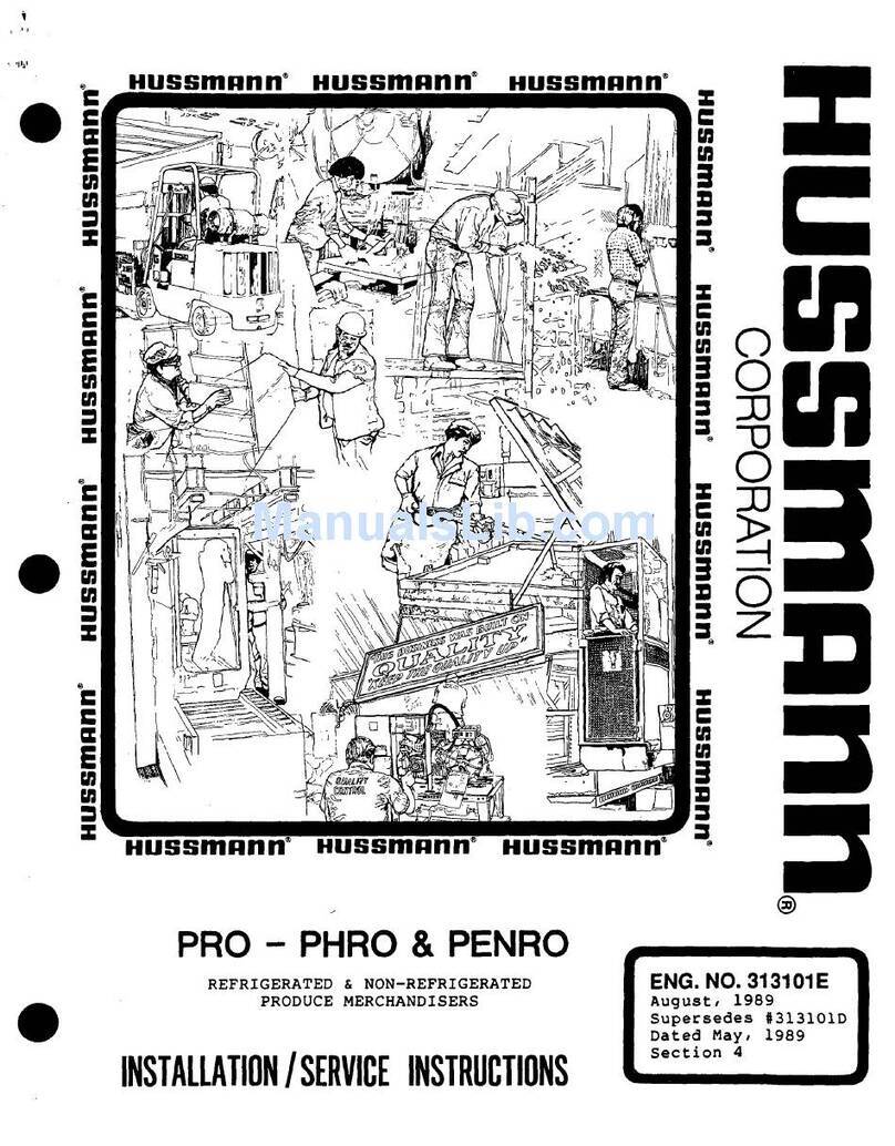 Hussmann PHRO User manual