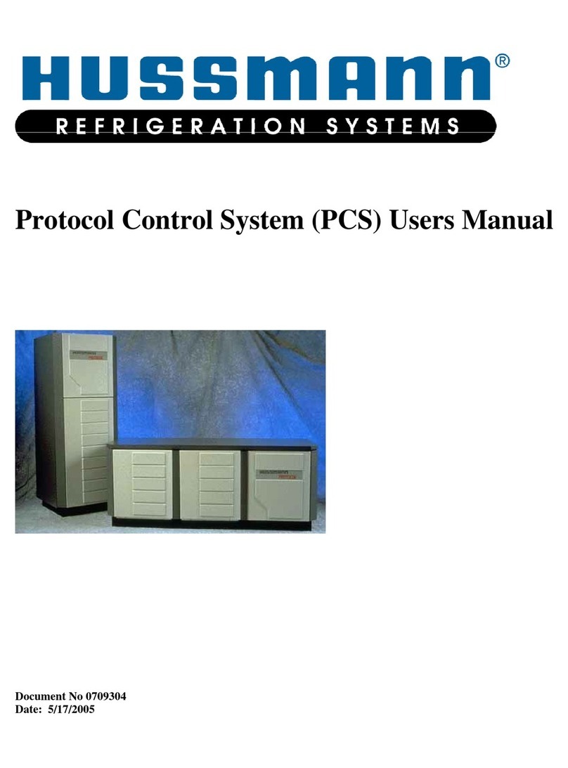 Hussmann PCS user manual