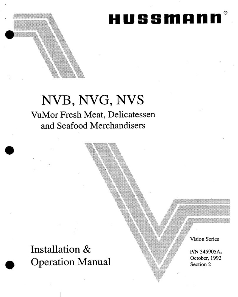 Hussmann NVBA User manual