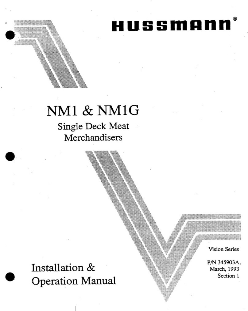 Hussmann NM1G User manual Hussmann NM1G User manual