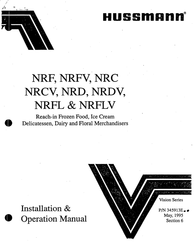 Hussmann NRCV User manual