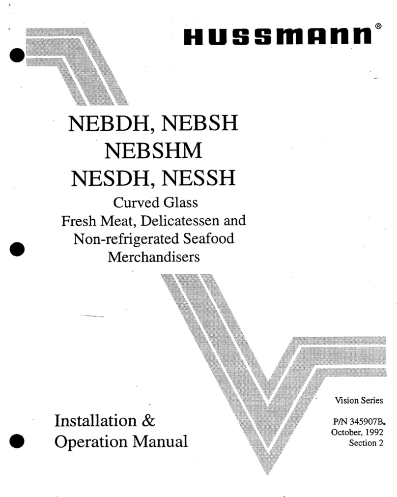 Hussmann NEBDH User manual