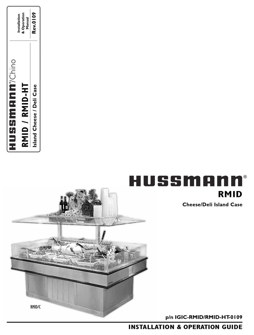 Hussmann RMID Operating instructions
