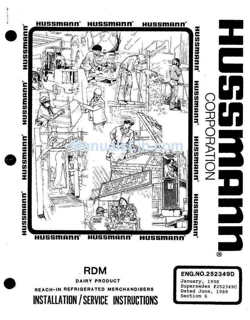 Hussmann RDM User manual